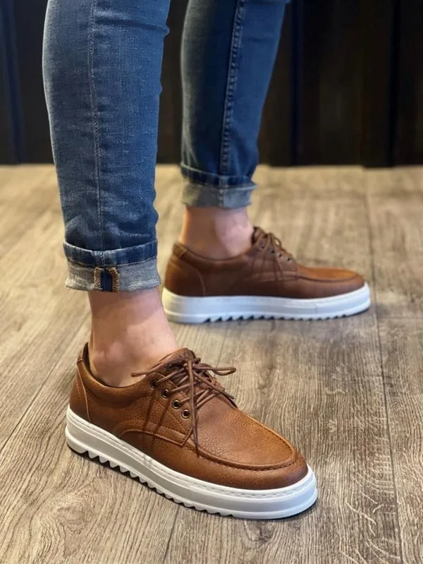Erkek Casual Bağcıklı Ayakkabı Ayakkabı Dengeli Klasik Konfor Cilt