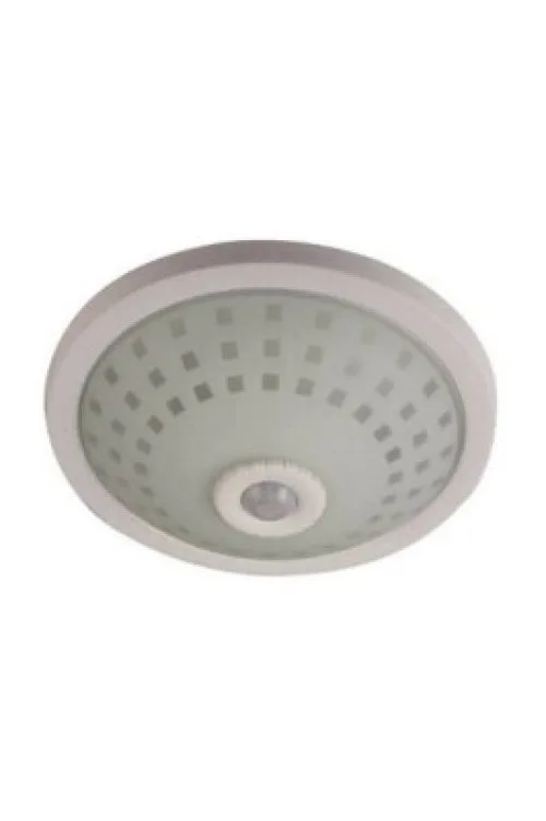 Nisaluce E-2002 Tan Armatür ( Camlı  Kafes ) ( 360° Hareket Sensörlü=5mt Aı ) (2 Adet E27 Ampul Duylu )*12