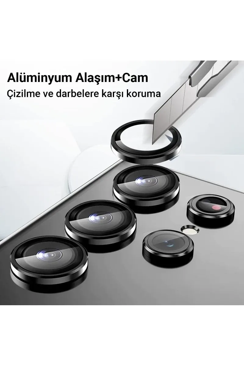 Samsung Galaxy Z Fold 5 Valdez Metal Kamera Lens - Mavi