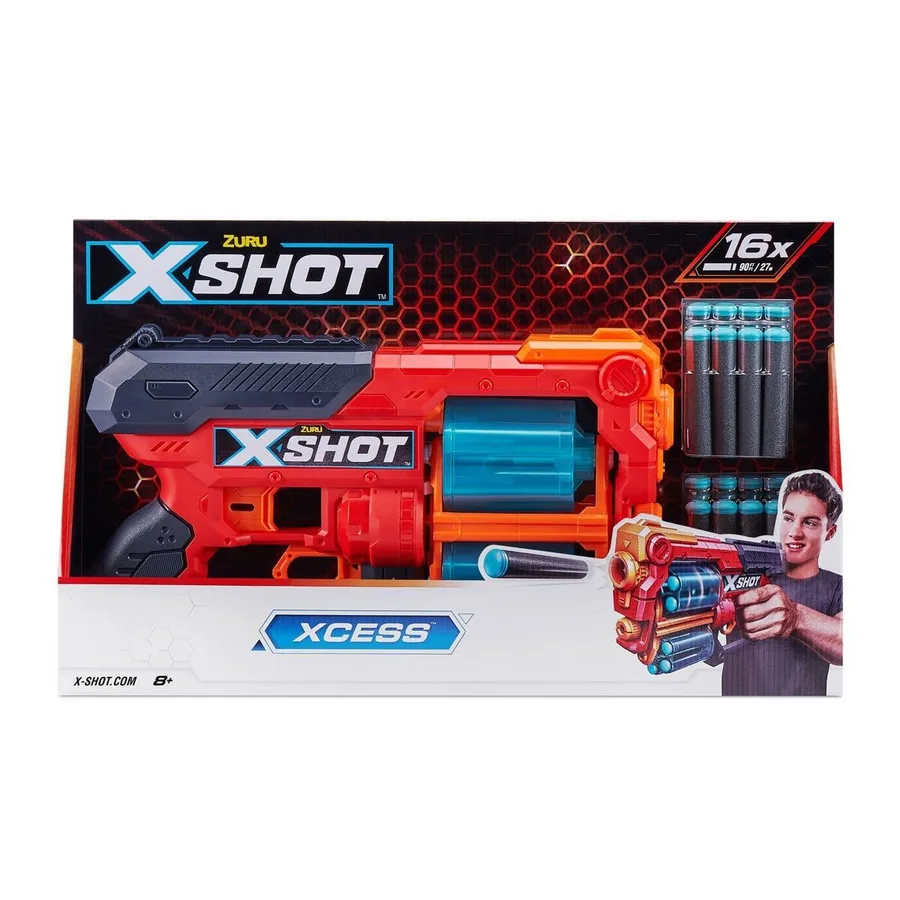 36737 Zuru X Shot Sünger Atan Excel-Xcess 16 li