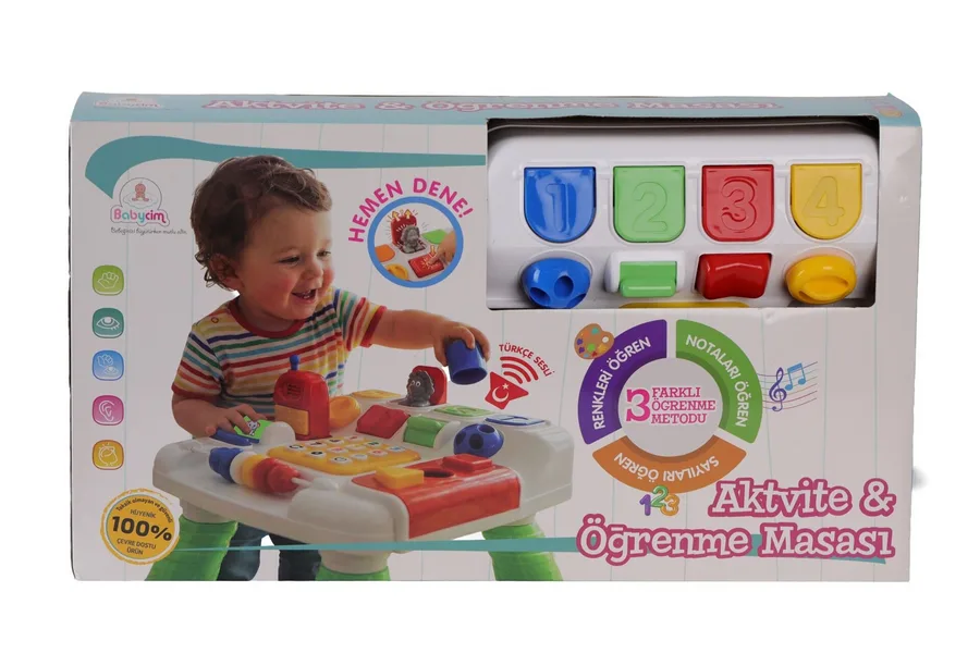Urt028-001 Babycim Aktivite Ve Öğrenme Masası
