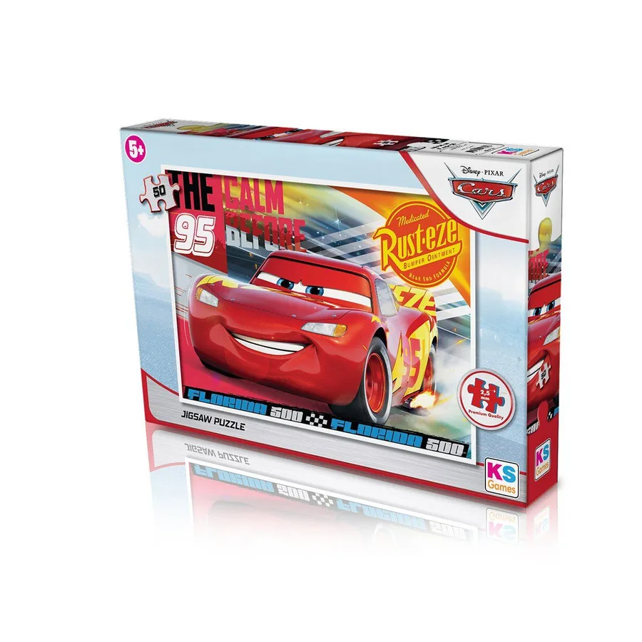 CR709 Cars 50 Parça Çuk Puzzle -KS Puzzle