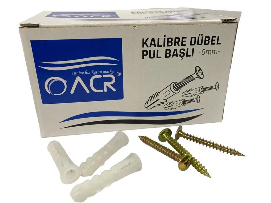 ACR 8 mm Ka Dubel 100 Adet