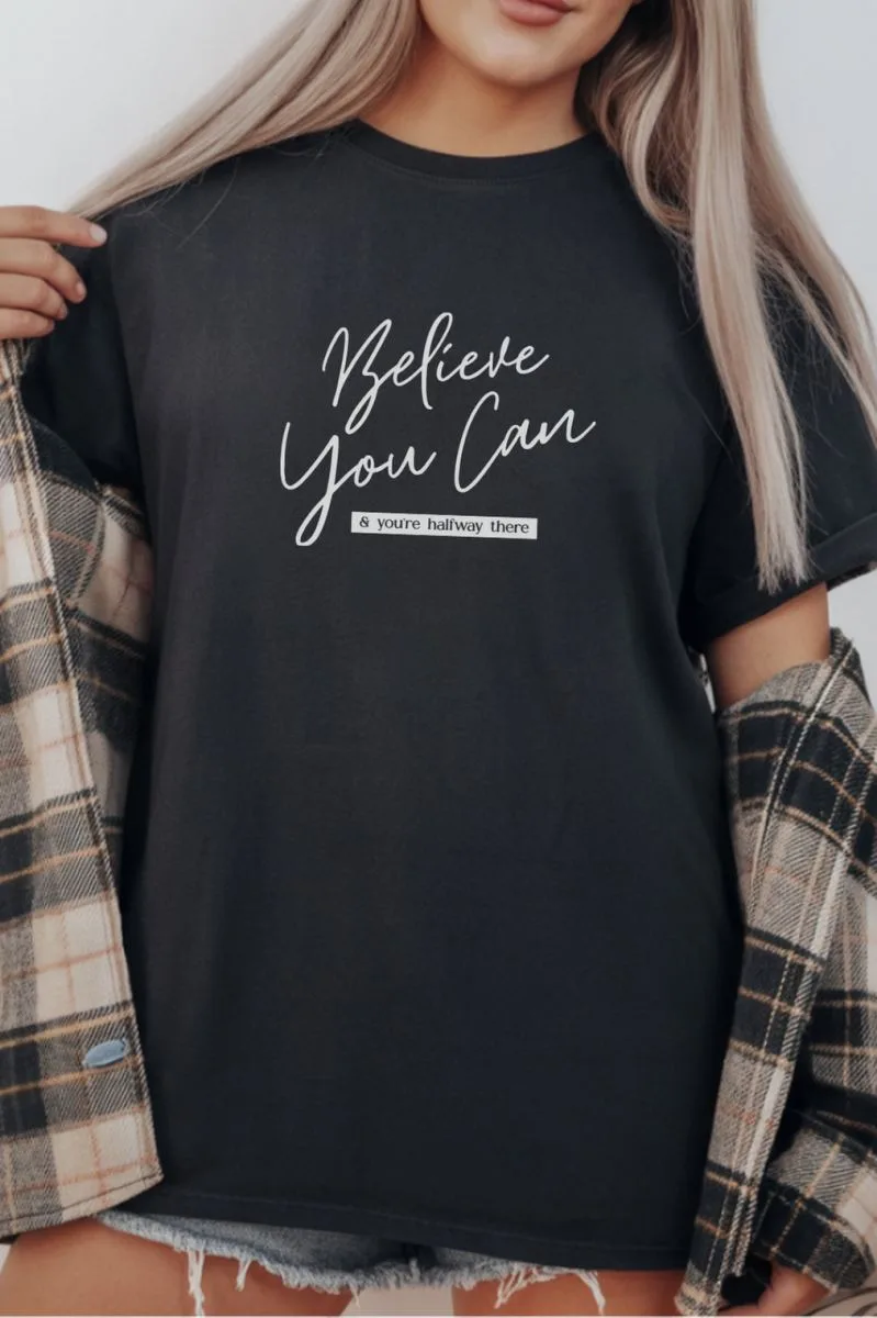 Unisex Oversize 24/1 Penye DTF Baskılı Tişört - DTF280