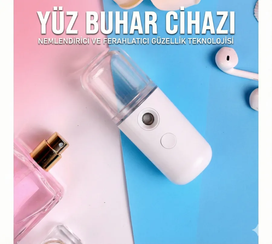 Şarjlı Mini Yüz Nemlendirici Dezenfektan  Mist Sprayer