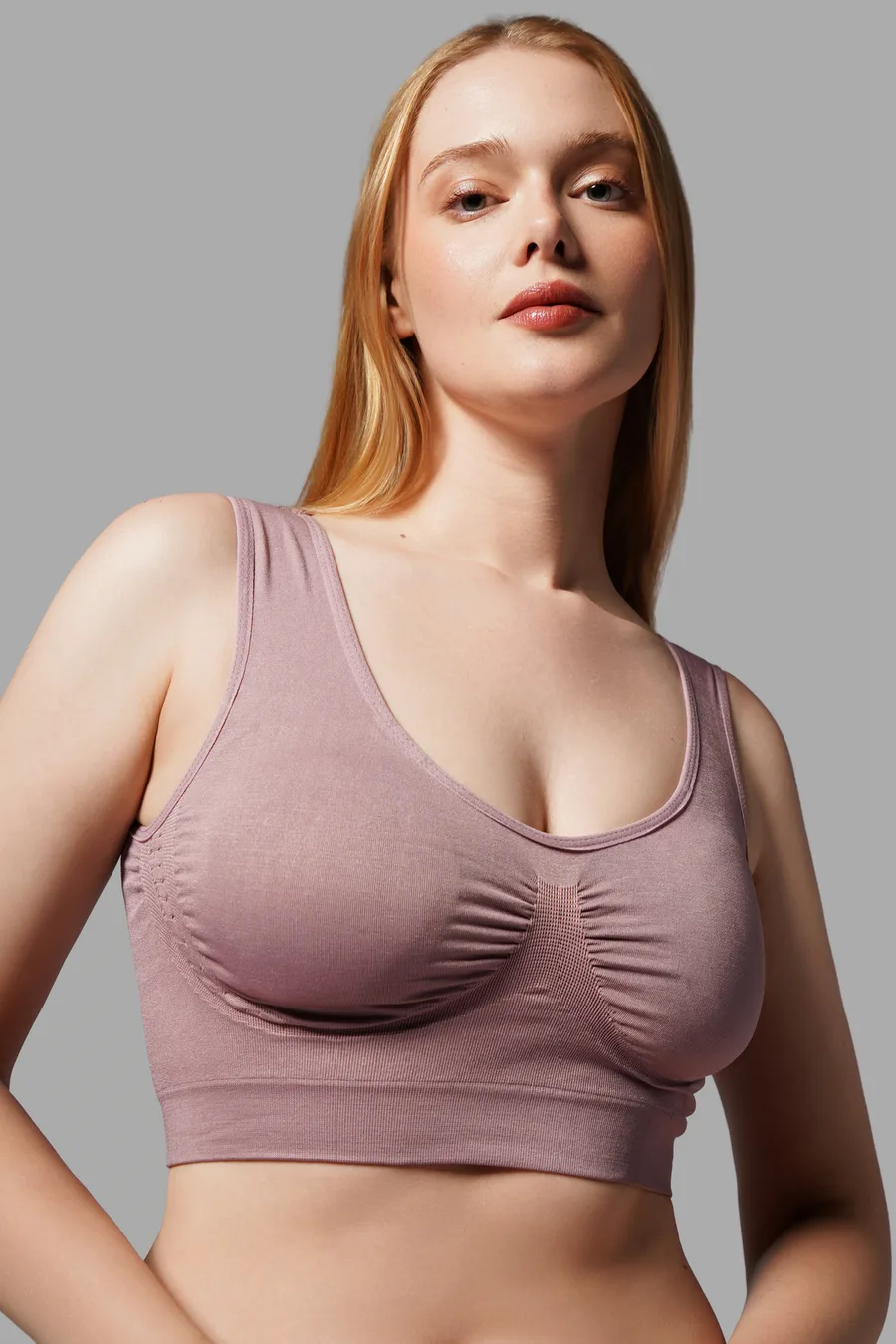 toparlayıcı balensiz pedli büstiyer 5040 Gül Kurusu