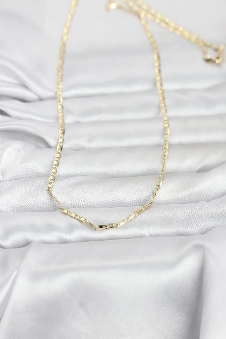 CM 14K Gold Renk Gemici Zincir Model 60 cm Kadın Kolye