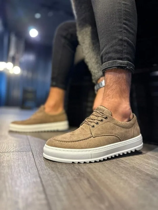 Erkek Casual Ofis Bağcıklı Ayakkabı Ayakkabı Dengeli Klasik Süet