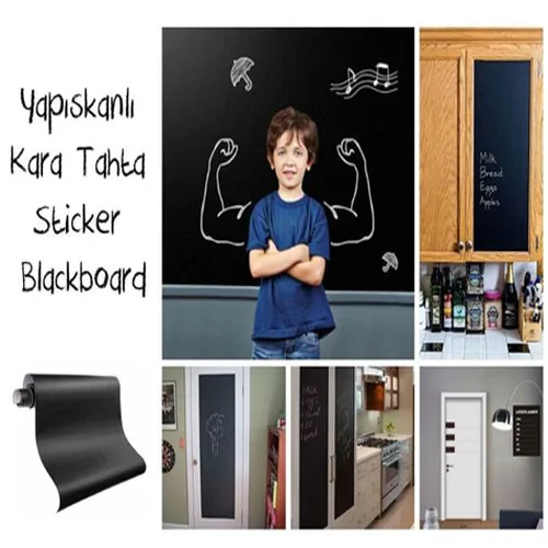 Yapışkanlı Kara Tahta-Yazı Tahtası