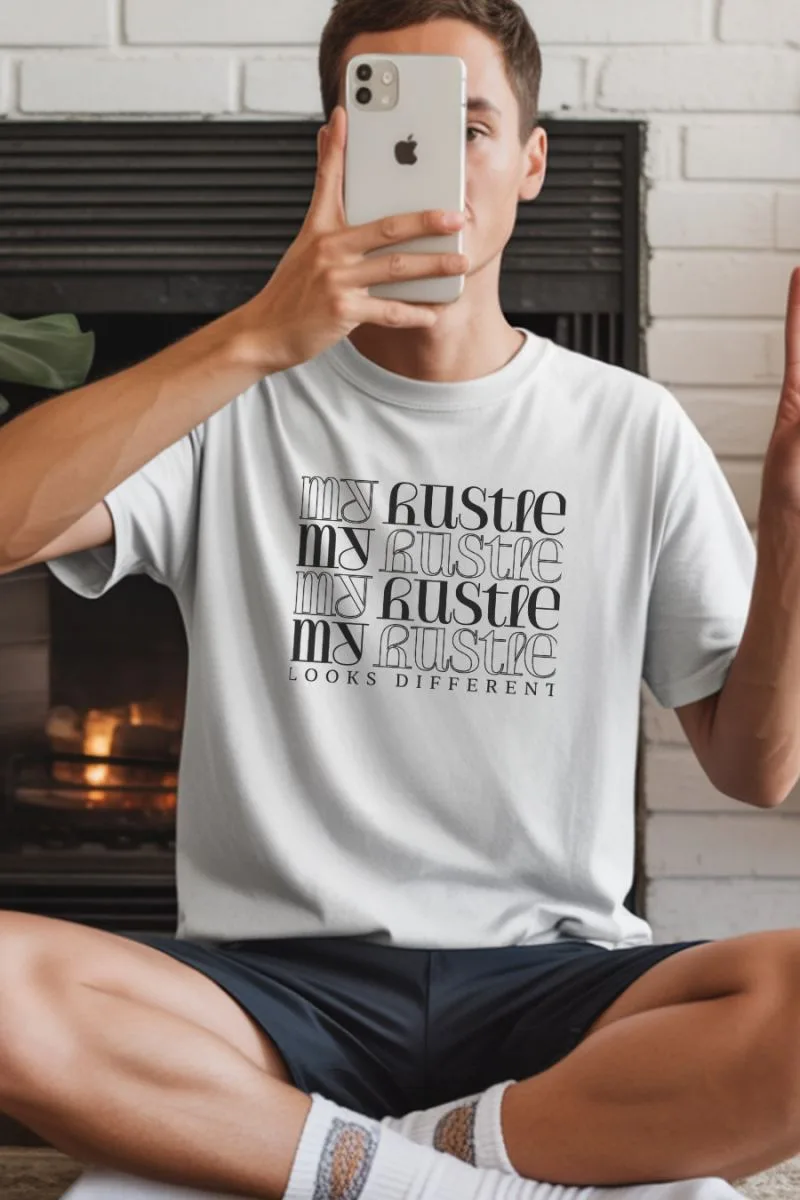 Unisex Oversize 24/1 Penye DTF Baskılı Tişört - DTF251
