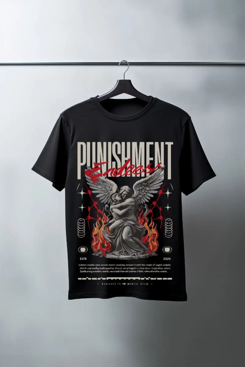 Unisex Oversize 24/1 Penye DTF Baskılı Tişört - DTF81