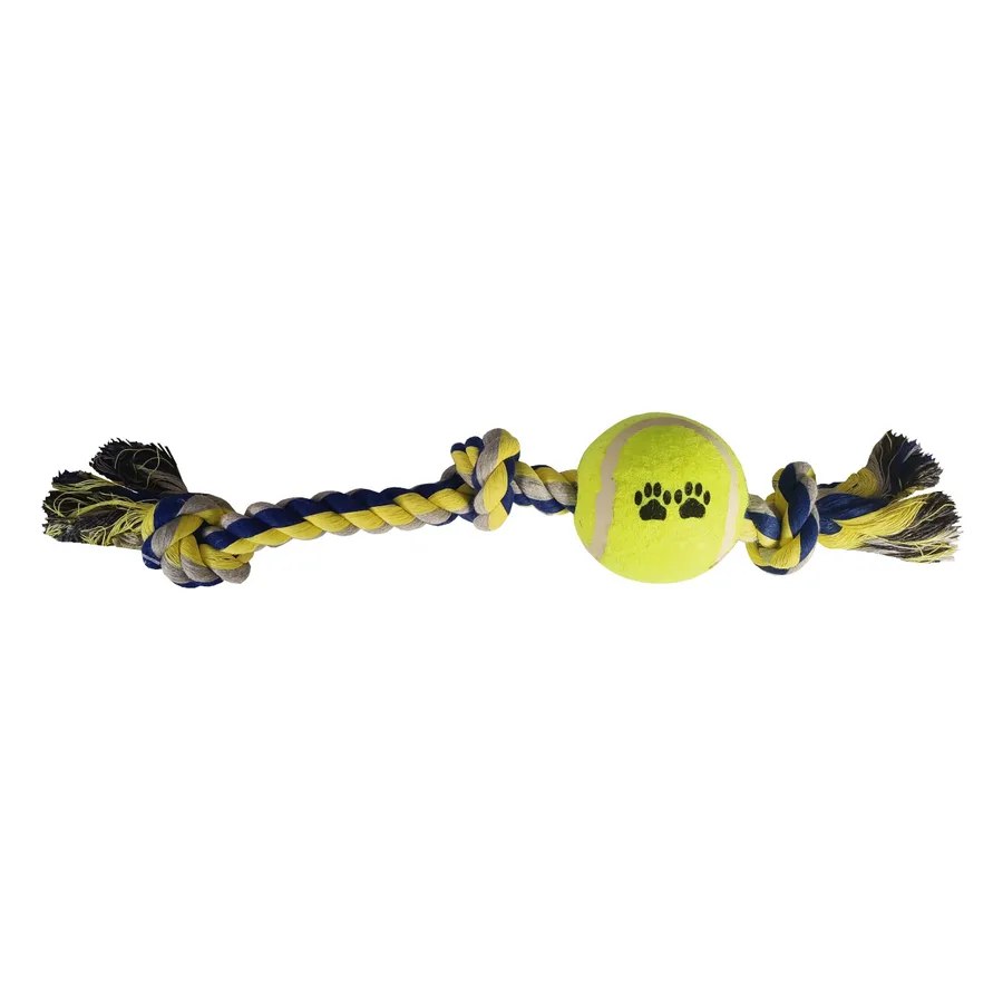 Tenis Toplu Uzun Düğümlü Köpek Diş İpi 7-40 cm Mi