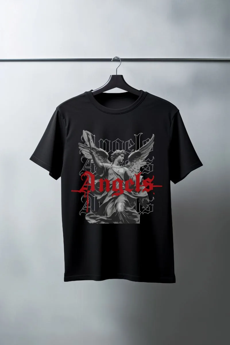 Unisex Oversize 24/1 Penye DTF Baskılı Tişört - DTF88
