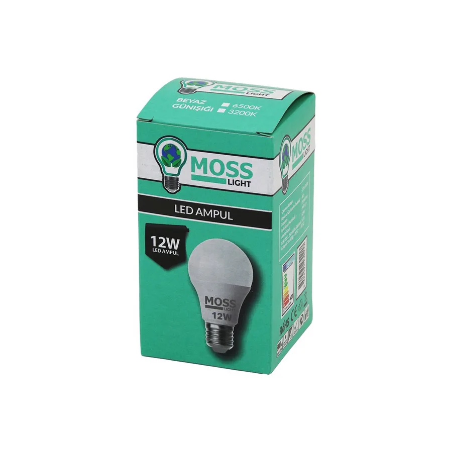 Moss Lıght 12w Beyaz Led Ampul E27 960lm 6500k