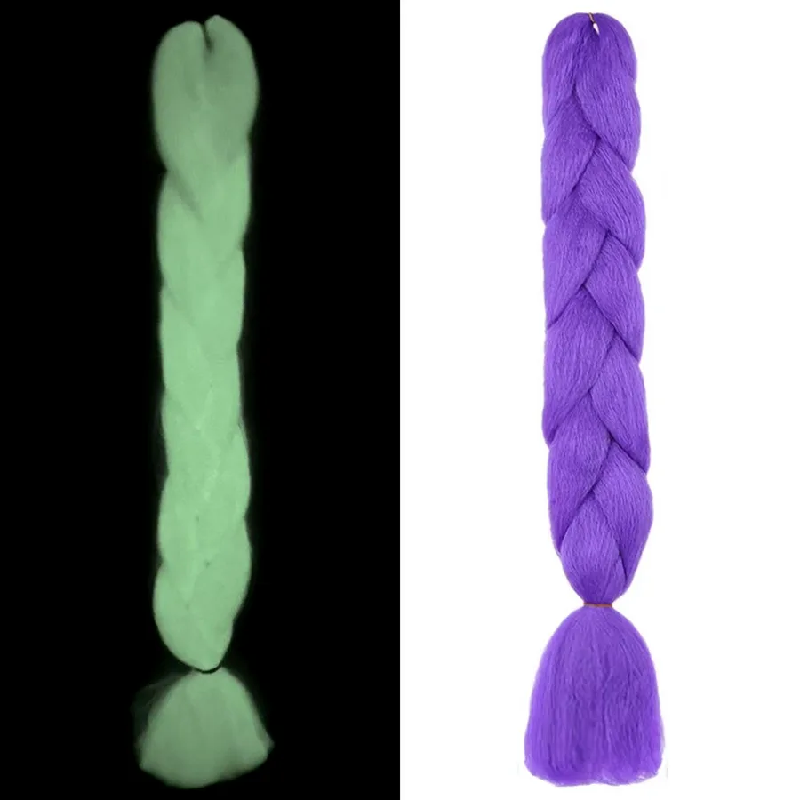 Fosforlu Neon Örgülük  Esperer 100 Gr. / Mor