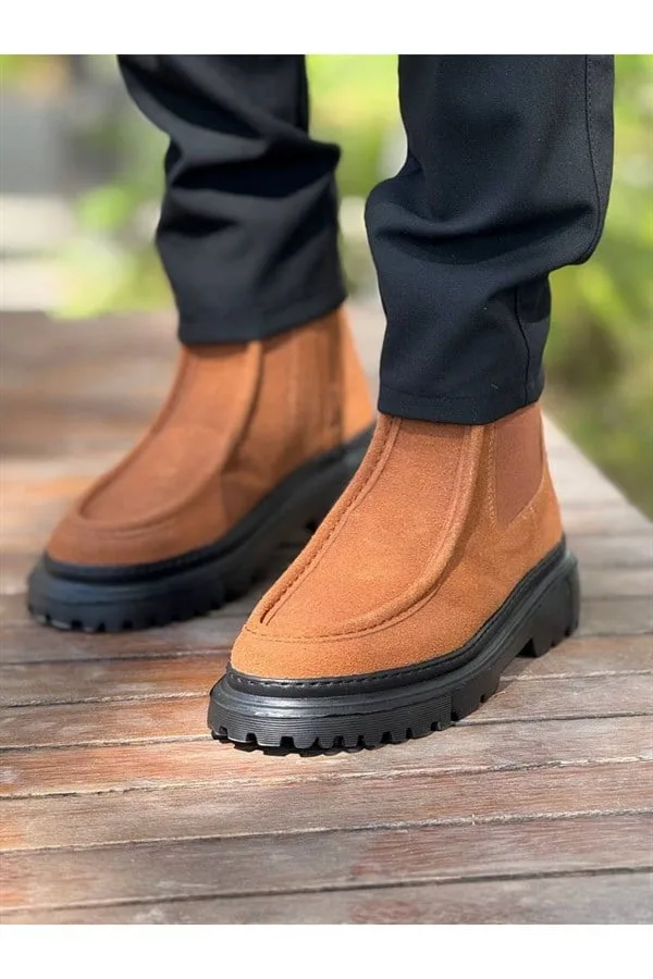 Erkek Koruma Bootie Fermuarlı Dengeli Bot Bot Kışlık Rahatlatıcı &